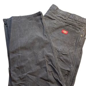 Dickies Men's Cargo Work Pants Black 44X30